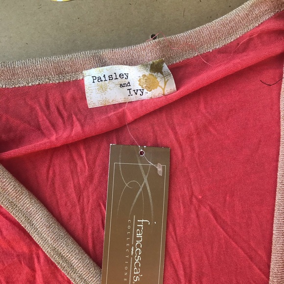 NWT Lightweight Francescas buttondown sweater M - Picture 4 of 5